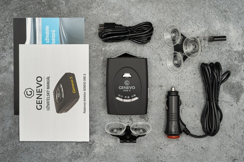 Antiradar GENEVO ONE S - obsah balen�