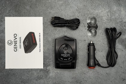 GENEVO ONE M Radar detector- what is included