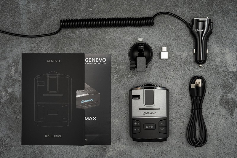 GENEVO MAX Radar detector- what is included GENEVO MAX Radar detector- what is included