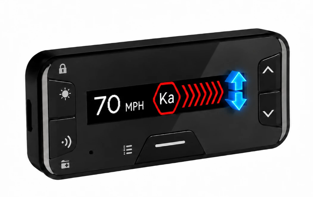 GENEVO PRO II DUO – directional arrows on the OLED display