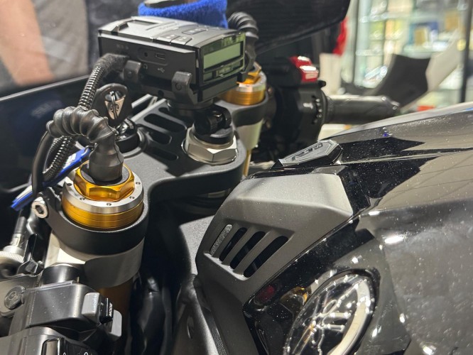 Detector de radar en moto