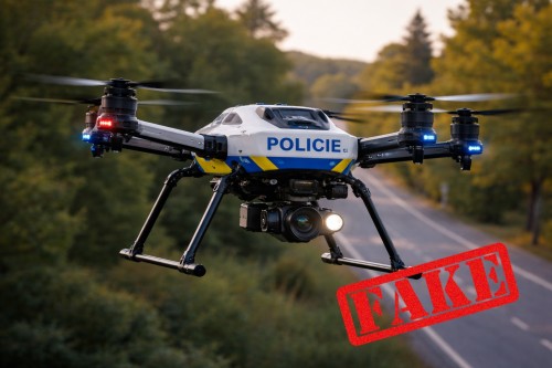 M��en� rychlosti pomoc� dronu je hoax