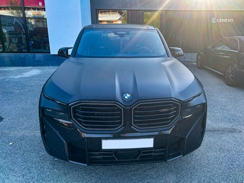 Radar detector in BMW XM