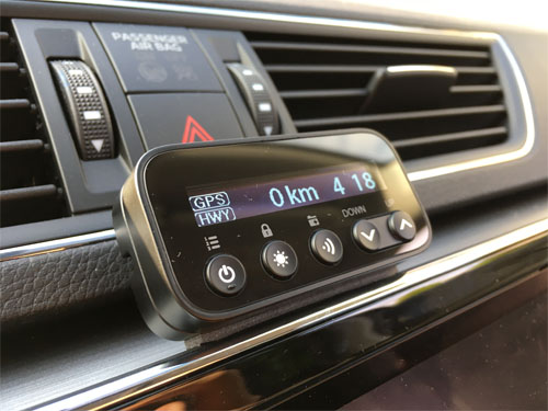 Radar detector in a koda Superb