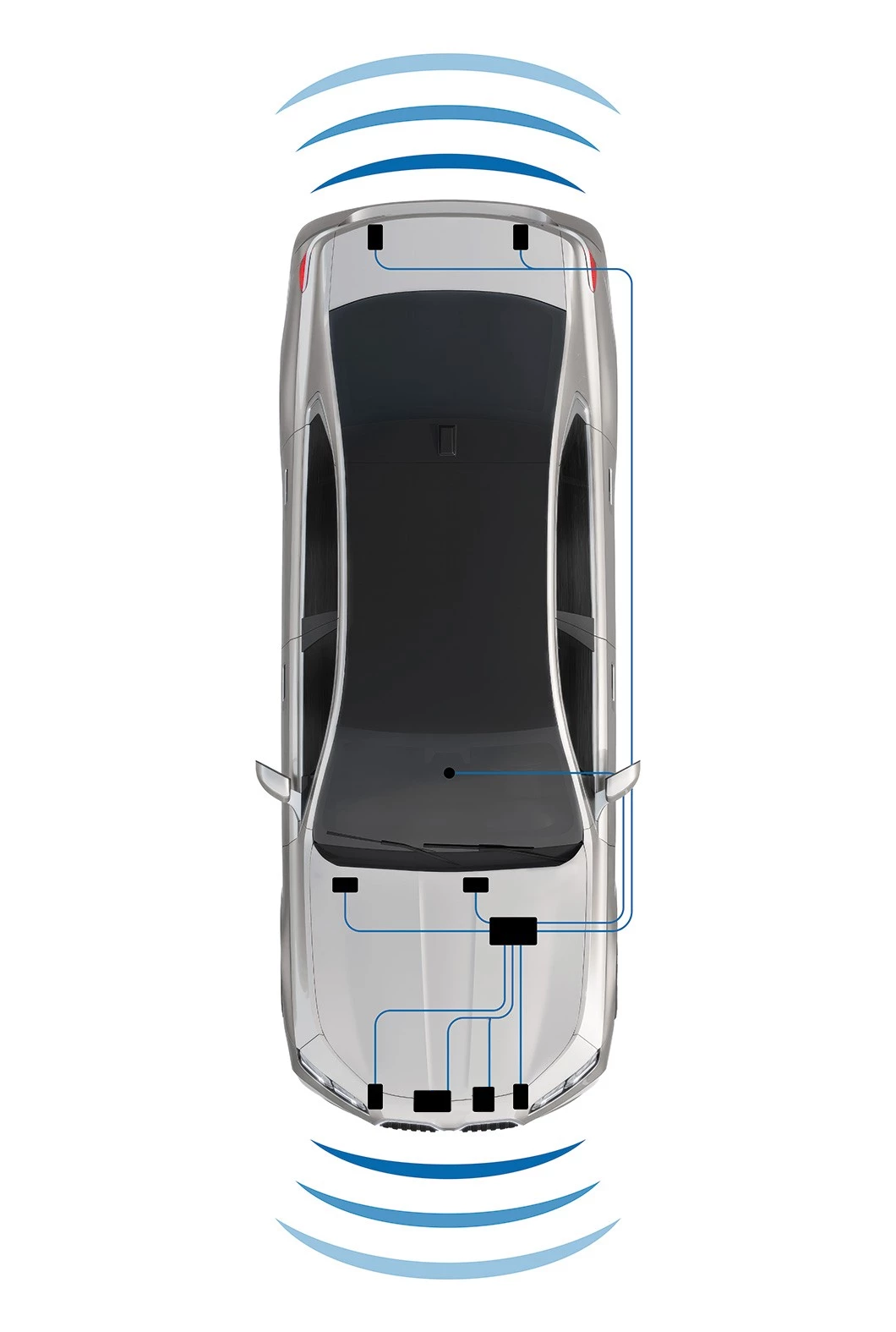 Esquema orientativo de instalaci&oacute;n de GENEVO PROTECTOR. La configuraci&oacute;n de GENEVO PROTECTOR DUO puede incorporar otros componentes no representados.